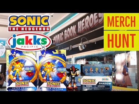 Sonic The Hedgehog Merch Hunt TOYS (Retro Game Store, Comic Book shop ...